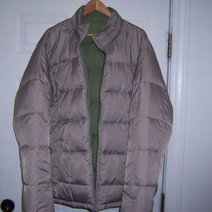 MENS L.L. BEAN  REVERSABLE DOWN JACKET XXLT